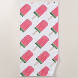 Toalha De Praia Watermelon Sorvete Summer Beach Towel