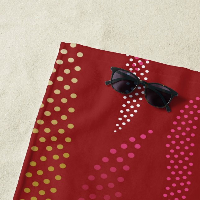 Toalha De Praia Waves Tiger (padrão estilizado) 8 (In Situ)