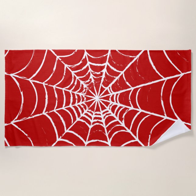Toalha De Praia Web Vermelha (Frente)