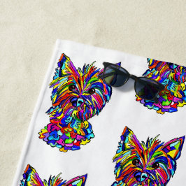 Toalha De Praia Westie Love Beach Towel
