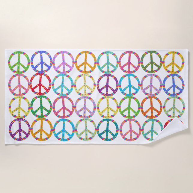 Toalha De Praia Whimsical Beach Towel (Frente)