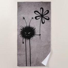 Toalha De Praia Whimsigoth Cute Gótico Creator Flower Vintage