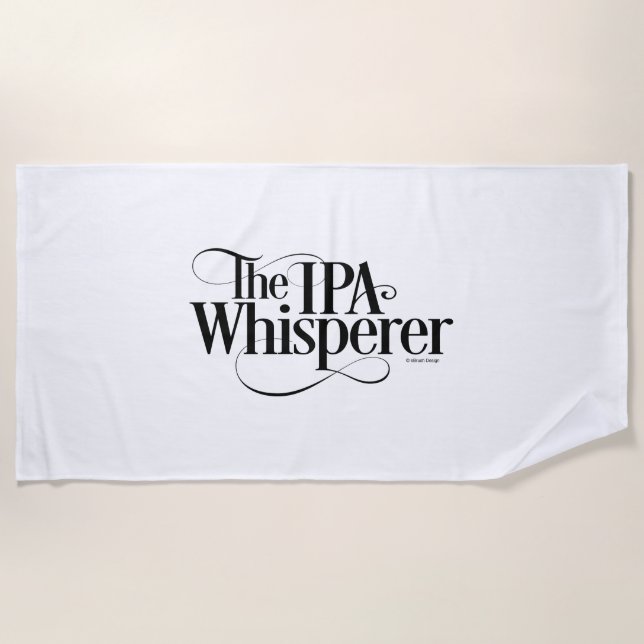Toalha De Praia Whisperer IPA (Frente)
