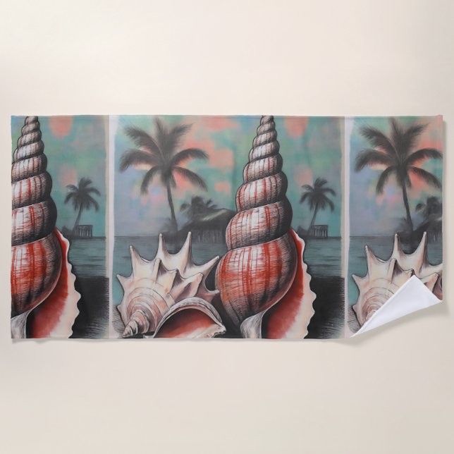 Toalha De Praia Whispers Of The Shore (Frente)