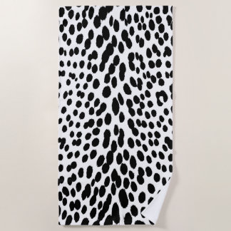 Toalha De Praia Wild Leopard Energy – Bold Animal Print Fashion
