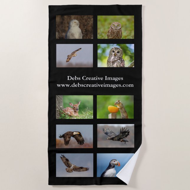 Toalha De Praia Wildlife Beach Towel (Frente)