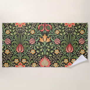 Toalha De Praia William Morris Persian Floral Antique