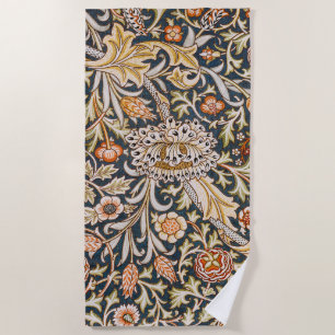 Toalha De Praia William Morris Trent Garden Flower Pattern Classic