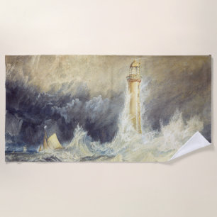 Toalha De Praia William Turner - Farol Bell Rock