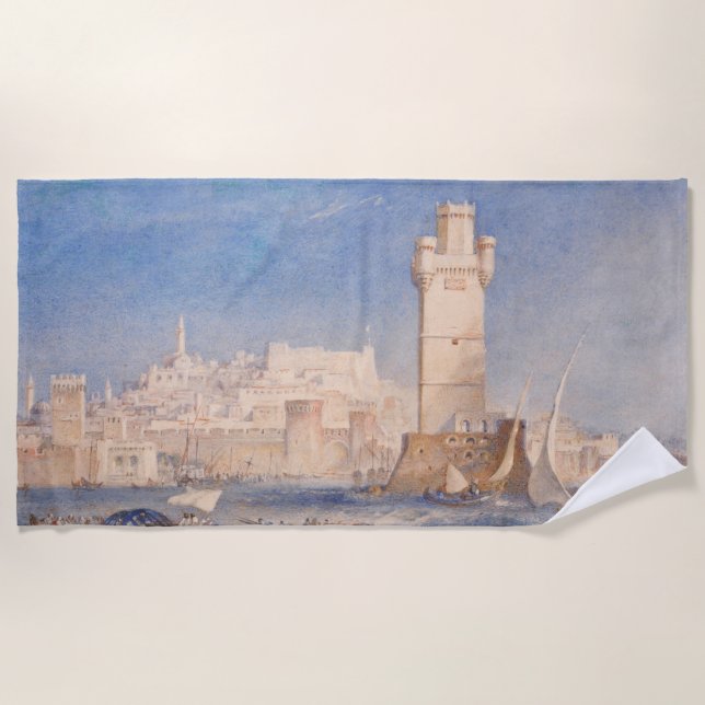 Toalha De Praia William Turner Rhodes (Frente)