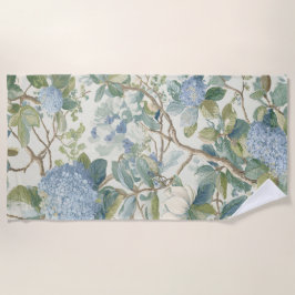 Toalha De Praia Willow Little Magnolia Wallpaper Floral Coastal