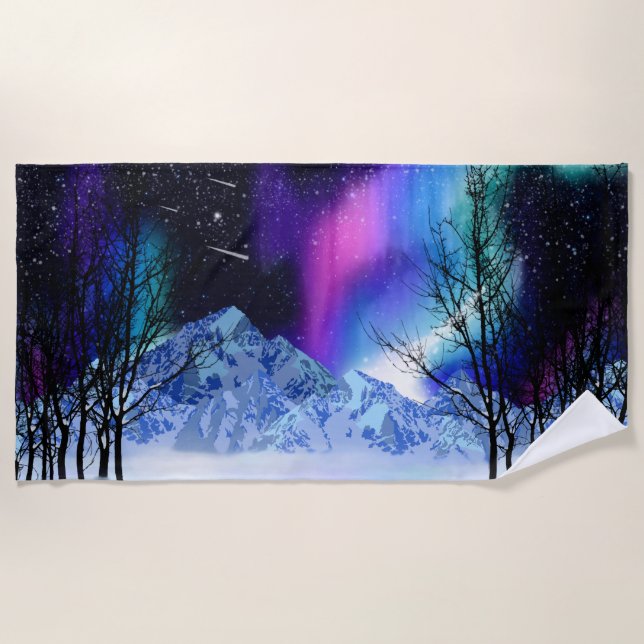 Toalha De Praia Winter Wonderlight Beach Towel (Frente)