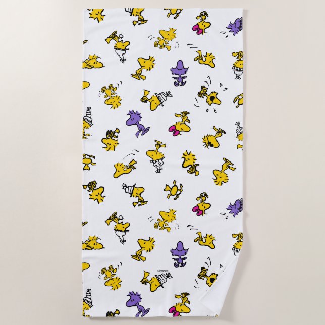 Toalha De Praia Woodstock Fun Pattern (Frente)