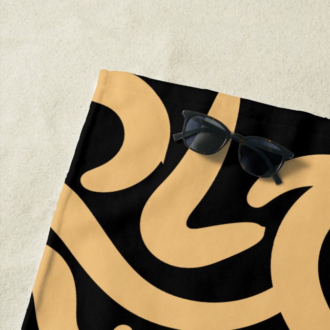 Toalha De Praia worm ouro (In Situ)