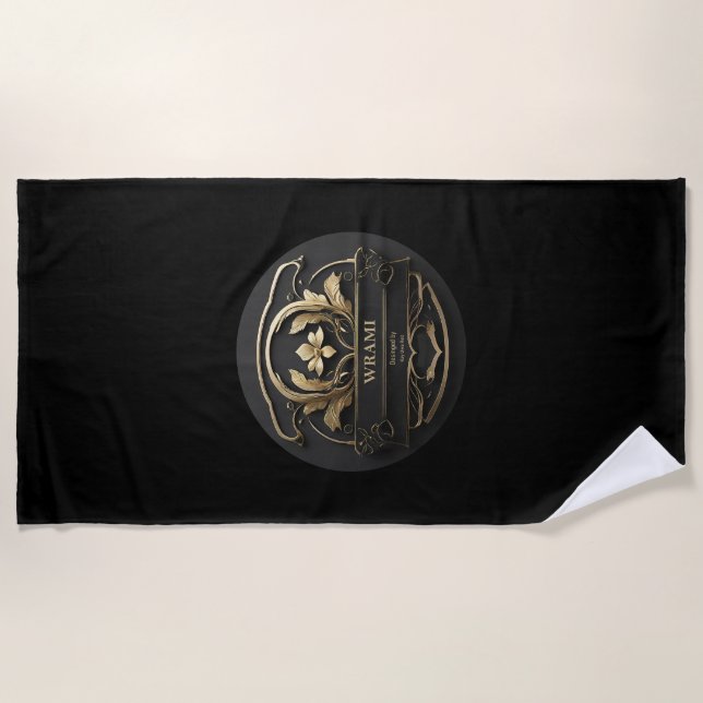 Toalha De Praia Wrami Logo, Designed by Kay Uwe Rott (Frente)