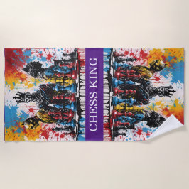 Toalha De Praia Xadrez