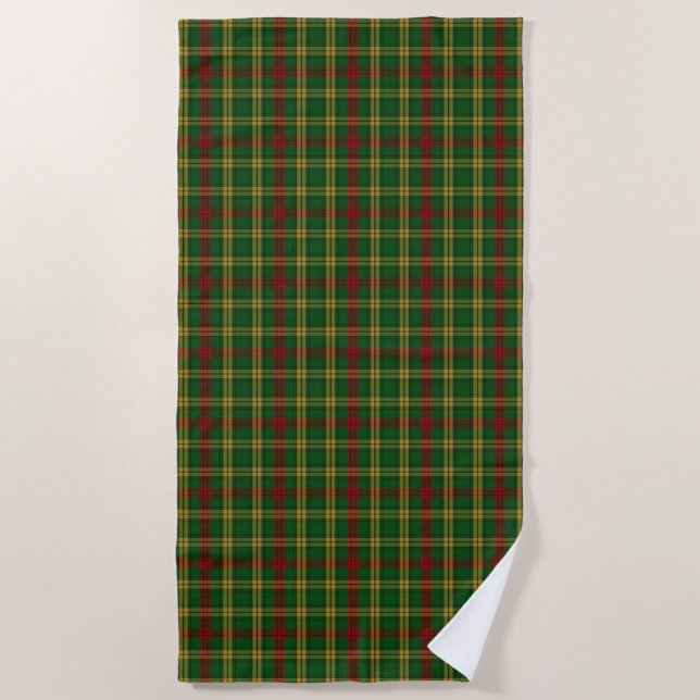 Toalha De Praia Xadrez MacMillan Tartan Beach Towel (Frente)