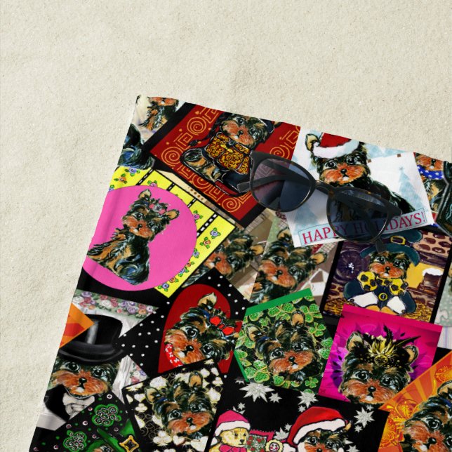 TOALHA DE PRAIA YORKIE POO (In Situ)