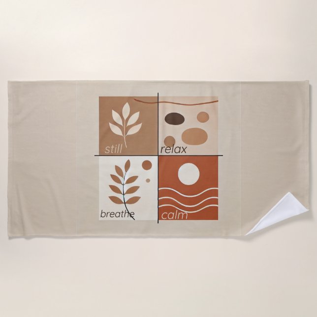 Toalha De Praia Zen Retreat Beach Towel (Frente)