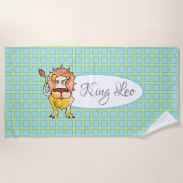 Toalha De Praia Zodiac Leo