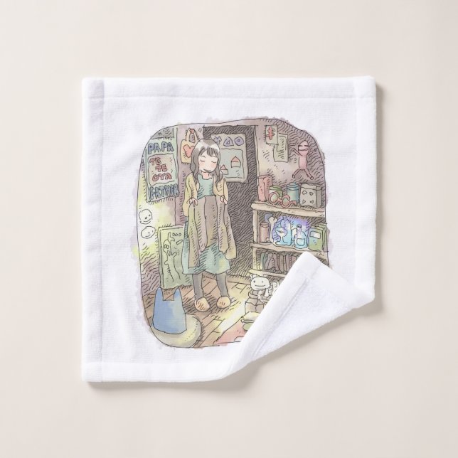 TOALHA DE ROSTO さやしごじ (Pano de lavar)