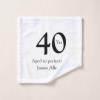 40 anos envelhecido à perfeição aniversário nome s