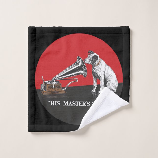 Toalha De Rosto A Voz Vermelha e Negra do Mestre (Pano de lavar)