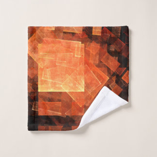 Toalha De Rosto Abstrato de Arte da Janela