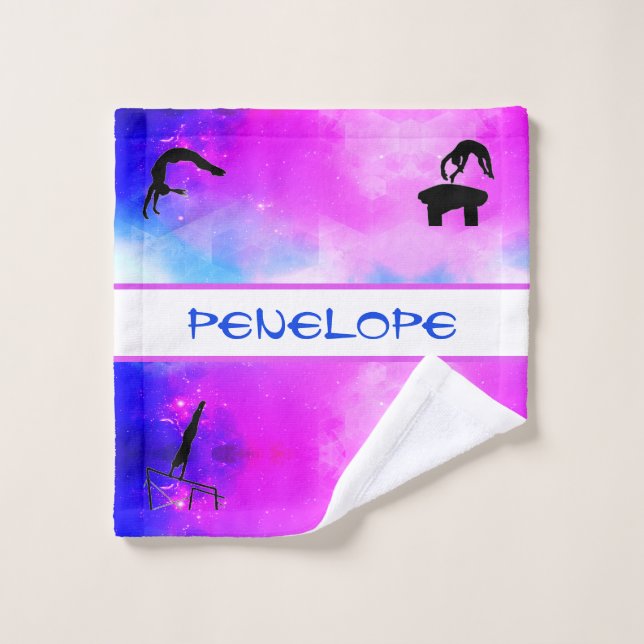 Toalha De Rosto Abstrato de eventos de ginástica (Pano de lavar)