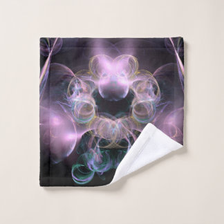 Toalha De Rosto Abstrato de Negra e Tabagismo Moderno