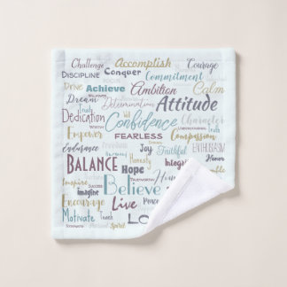 Toalha De Rosto Afirmações