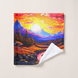 Toalha De Rosto Ai Sunset