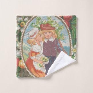 Toalha De Rosto Antique Quirky Valentine, Victorian Era, 1874