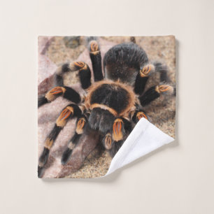 Toalha De Rosto Aranha Vermelha Mexicana Tarantula