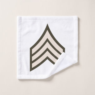 Toalha De Rosto Army Sergeant rank