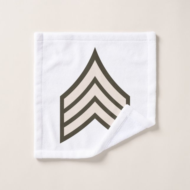 Toalha De Rosto Army Sergeant rank (Pano de lavar)