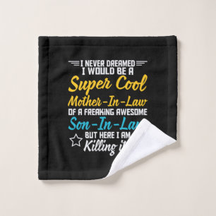 Toalha De Rosto Arte da Mãe Super Legal Sogra