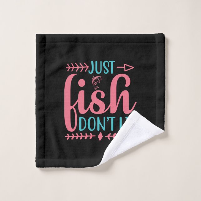 Toalha De Rosto Arte da Pesca Só Peixe (Pano de lavar)