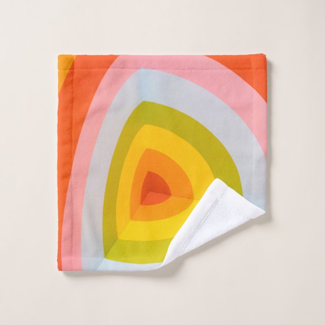 Toalha De Rosto Arte de parede multicolorida (Pano de lavar)