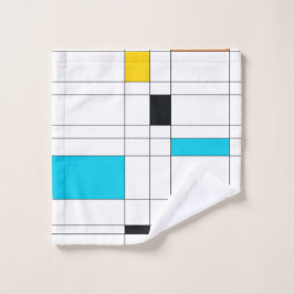 Toalha De Rosto Arte ilustrativa colorida, legal, moderna e modern