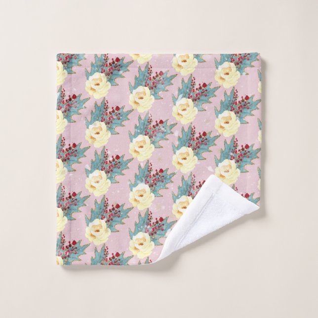 Toalha De Rosto Arte mandada de Natal de Bebê (Pano de lavar)