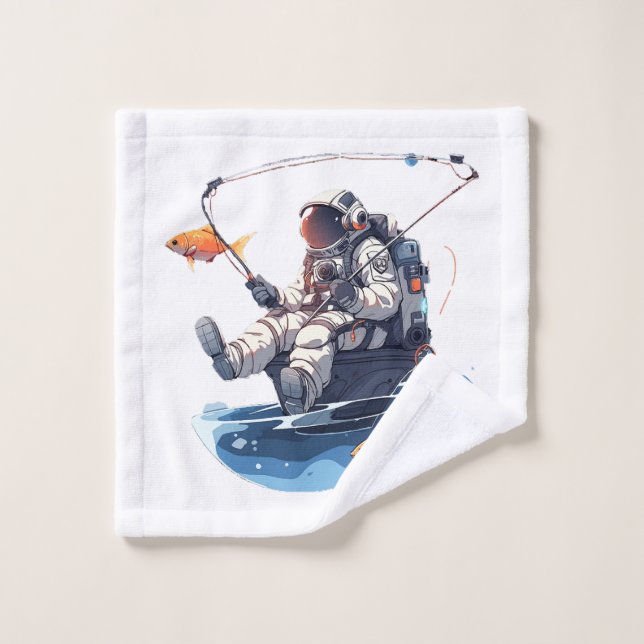 Toalha De Rosto astronauta (Pano de lavar)