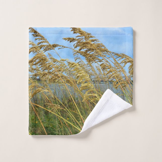 Toalha De Rosto Aveia Do Mar Na Praia (Pano de lavar)