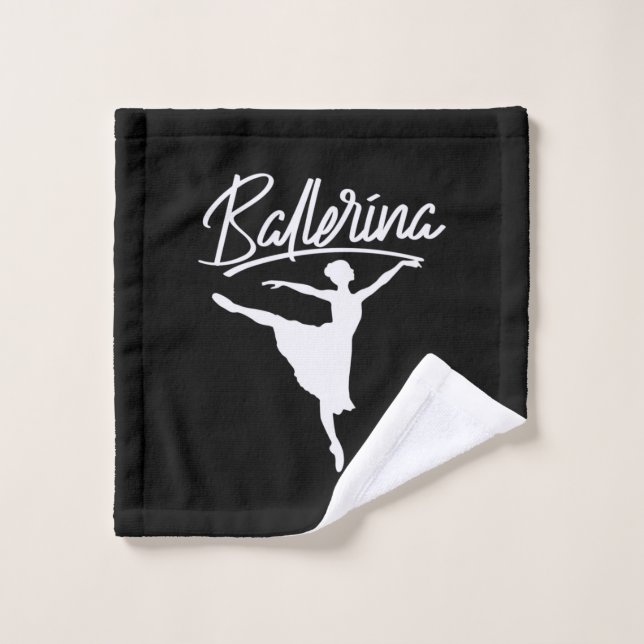 Toalha De Rosto Ballerina Dancer (Pano de lavar)