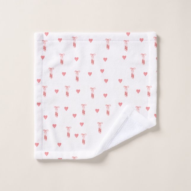 Toalha De Rosto Ballerina Slippers Sweet16 Avô Girl (Pano de lavar)