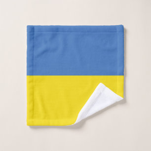 Toalha De Rosto Bandeira da Ucrânia, Slava Ukraini Azul-Amarelo