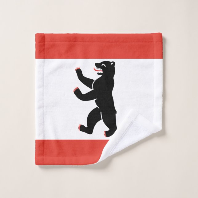 Toalha De Rosto Bandeira de Berlin Wash Cloth (Pano de lavar)
