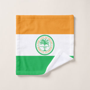 Toalha De Rosto Bandeira de Miami, Flórida Wash Cloth