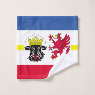 Toalha De Rosto Bandeira do Meclemburgo-Pomerânia Ocidental Lava L