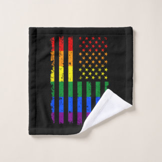 Toalha De Rosto Bandeira LGBT Mês do Orgulho Gay Transgênero